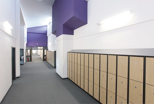 school corridor